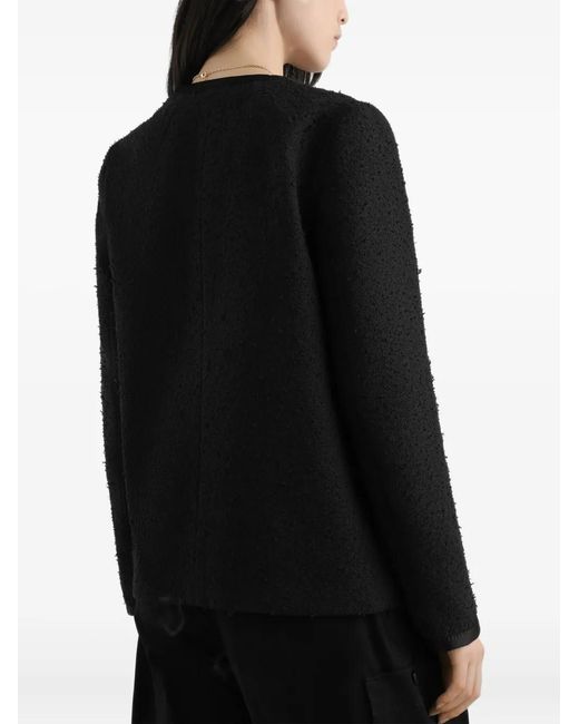 Dolce & Gabbana Black Rachel Basketweave Jacket