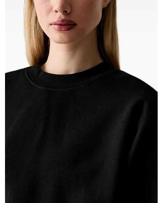 Karl Lagerfeld Black Logo-Print Sweatshirt