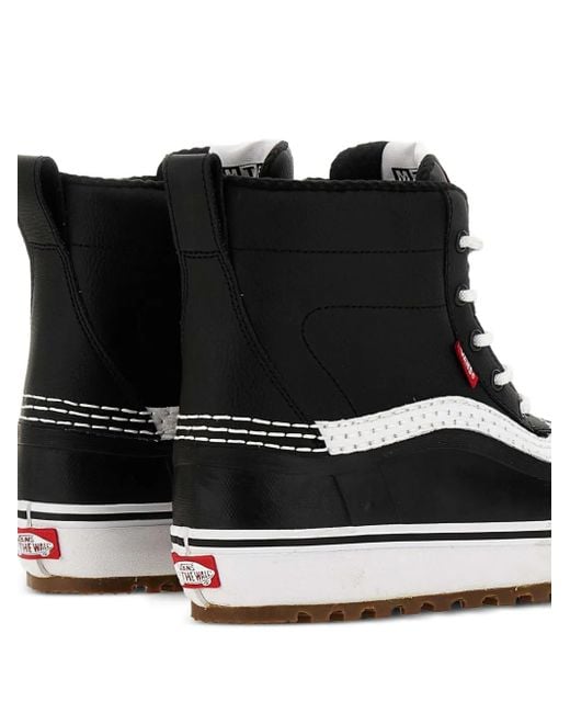 Vans Black Mte Standard Mid Lace-Up Boots