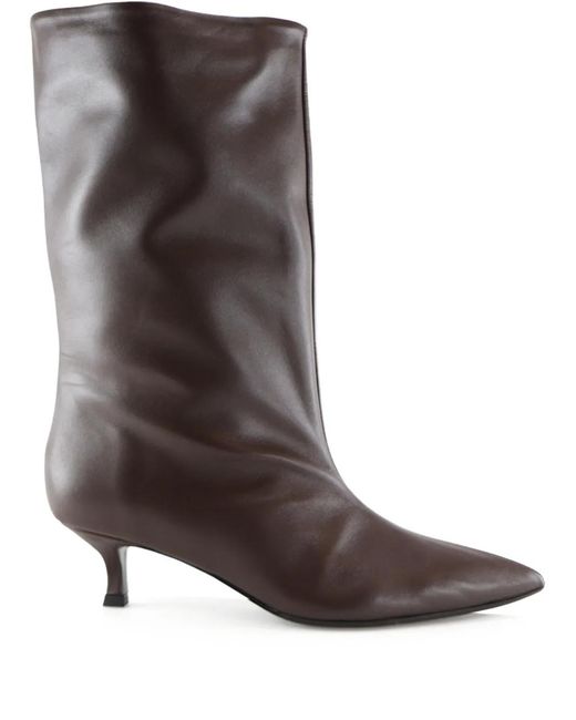 Notabene Brown 40Mm Greer Pointed-Toe Boots