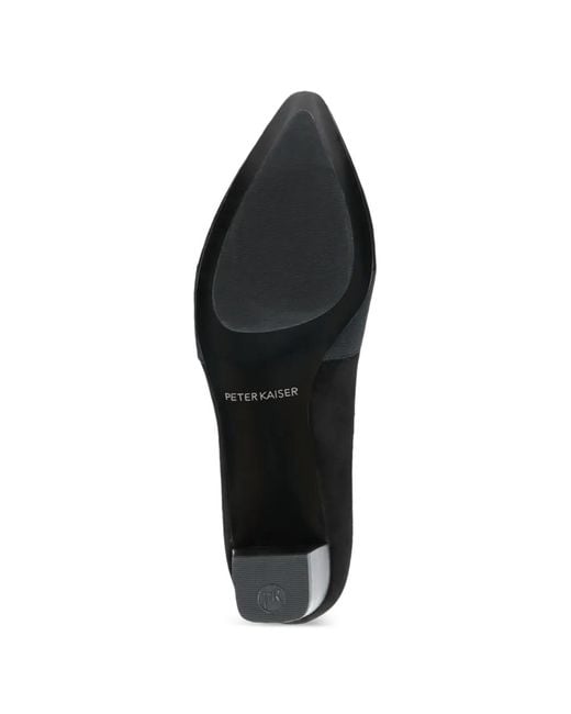 Peter Kaiser Black Block-Heel Pumps