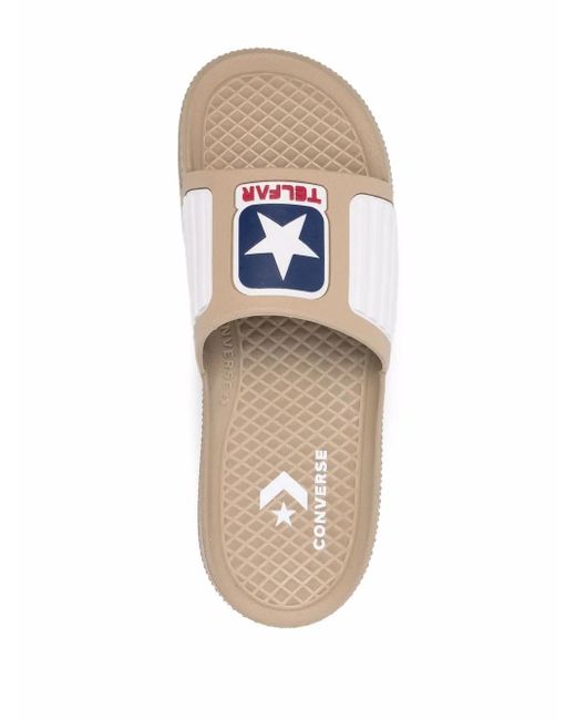 Telfar Natural X Converse All Star Pool Slides
