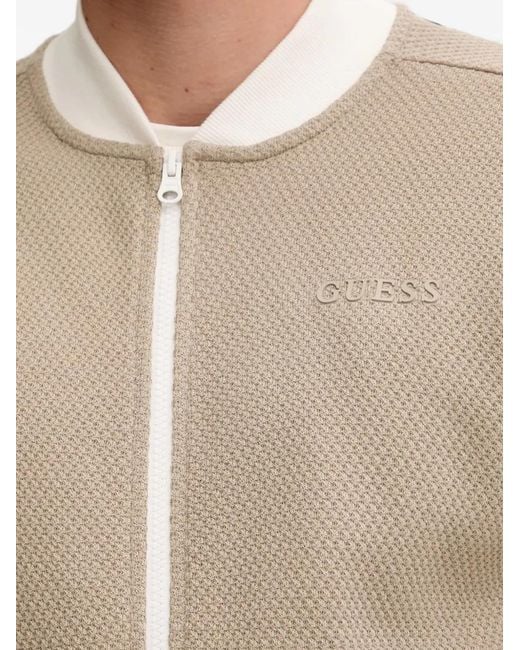 Guess Natural Logo-Detail Cardigan for men