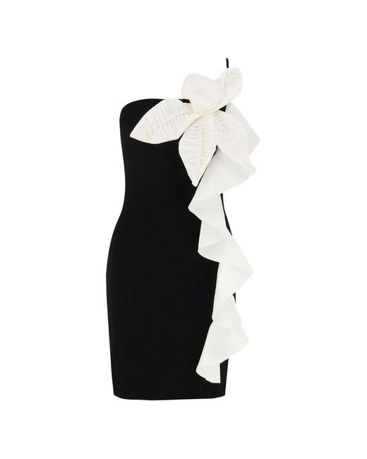 PATBO White Tarsila Ruffled Mini Dress