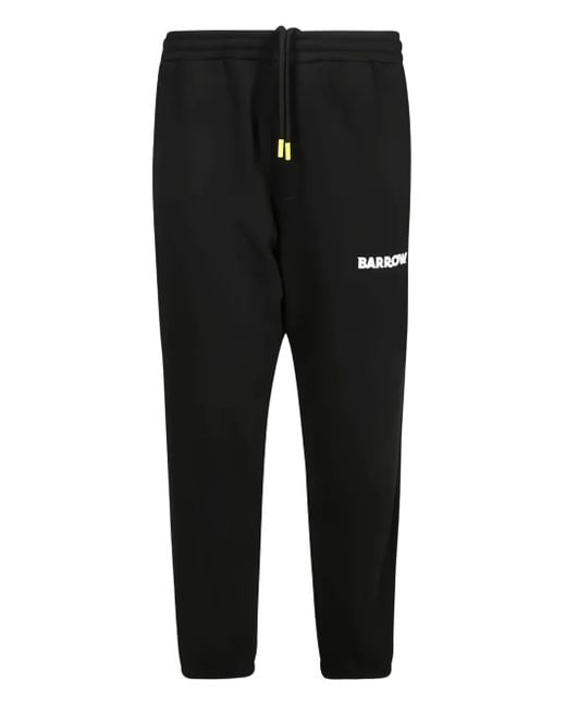 Pantalones de chándal con logo bordado Barrow de color Black