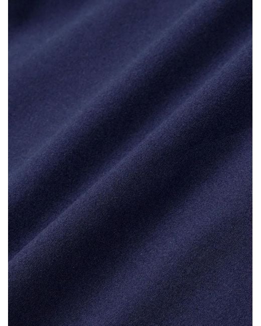 Sporty & Rich Blue Serif-Logo Training T-Shirt