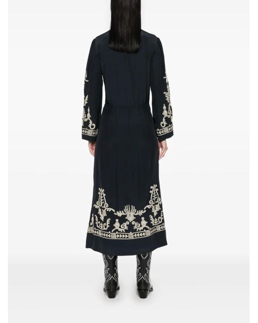 Isabel Marant Feliana Midi-Jurk in het Black