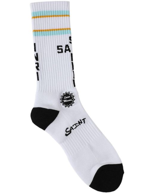 SAINT Mxxxxxx Socken mit Streifen in White für Herren