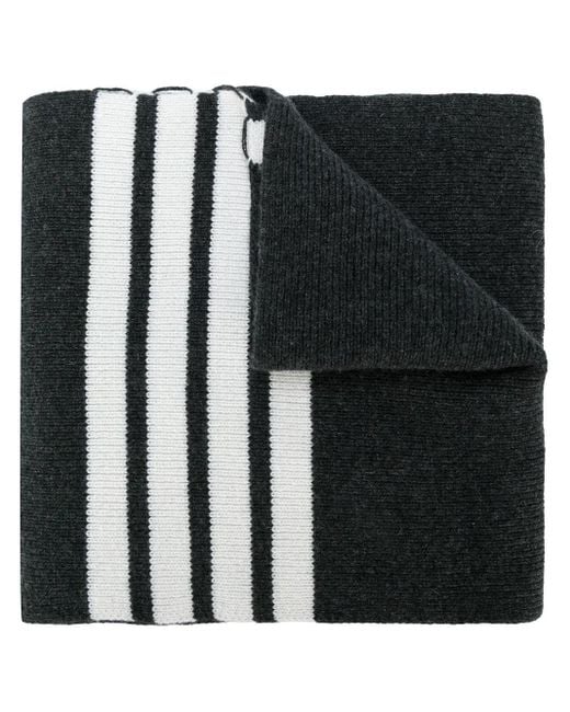 Thom Browne Schal Mit Streifen in Black für Herren