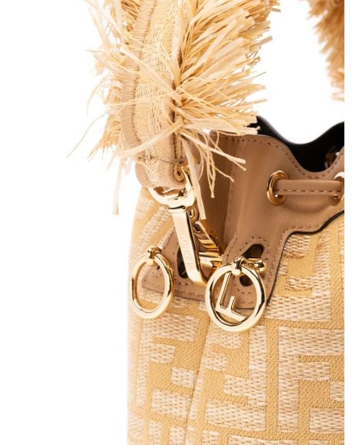 Fendi Natural Neutrals Bucket Bags