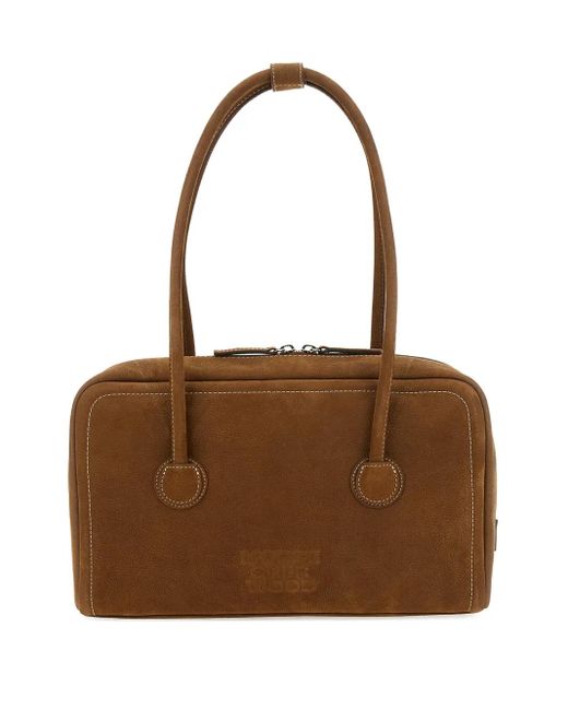 MARGE SHERWOOD レザー ハンドバッグ Brown
