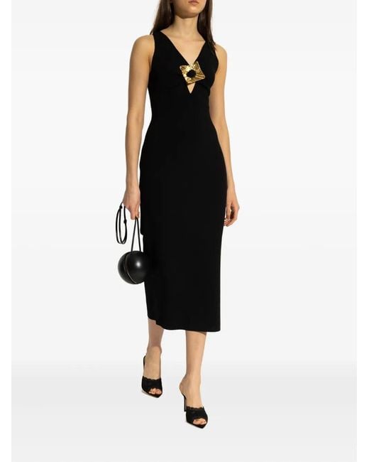 Gianvito Rossi Black Mules mit Spitze