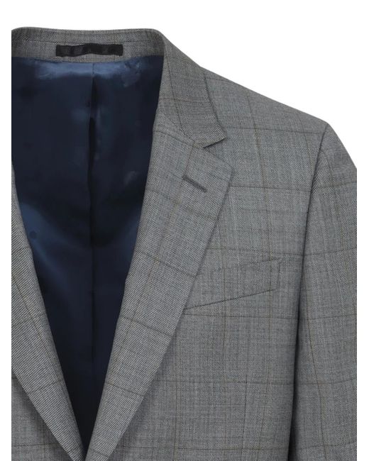Paul Smith Gray Wool Single-Breasted Suit for men