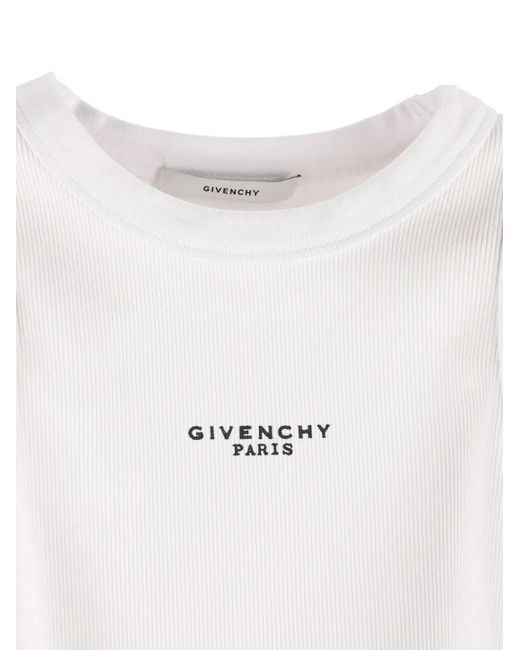 Givenchy Tanktop Met Logo in het White