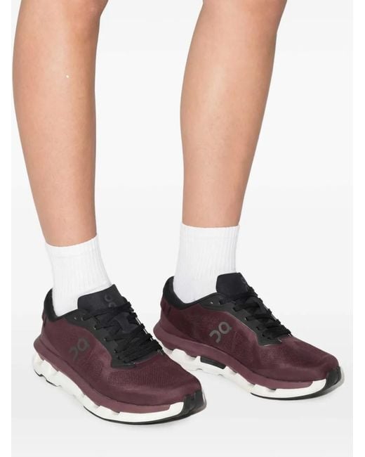 On Shoes Brown Cloudrunner Sneakers