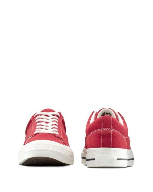 Converse Red One Star 95 Sneakers