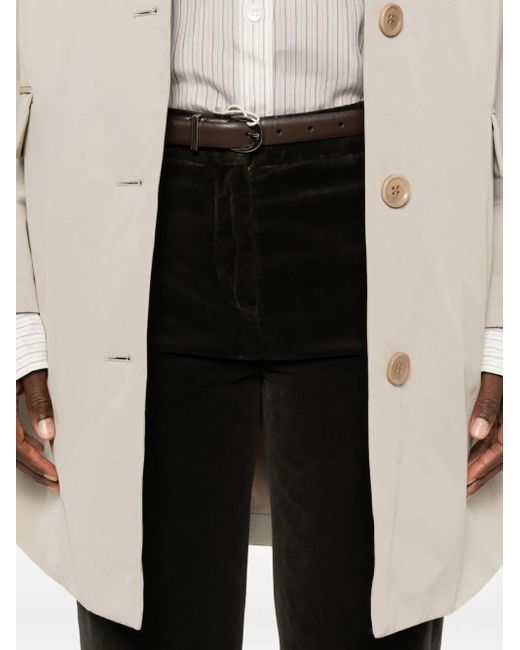 Aspesi Black Mod.0107 Velvet Pocket Trousers