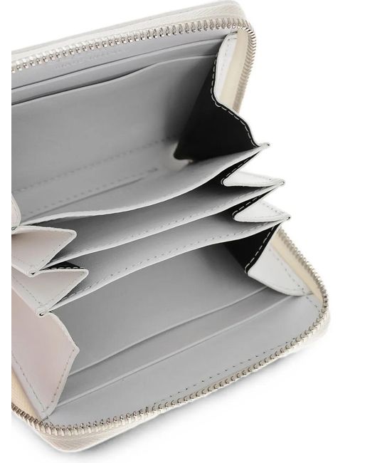 DSquared² White D2 Statement Leather Wallet