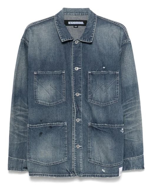 Neighborhood Blue Denim Jacket for men