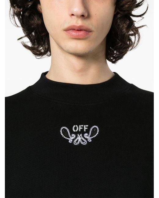 Off-White c/o Virgil Abloh Bandana Arrow Sweatshirt in Black für Herren