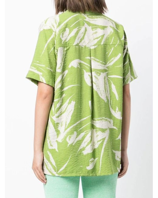 Bambah Green Linden Short-Sleeve Shirt
