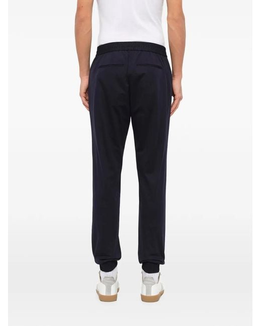 Juun.J Blue Pleated-Detail Track Pants for men