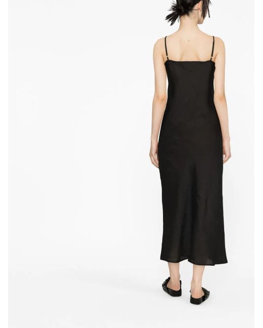 Baserange Black Dydine Midi Dress