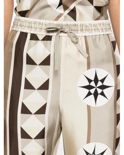 Loewe Satijnen Broek in het White