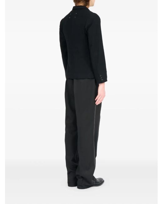 Maison Margiela Black Single-Breasted Blazer for men