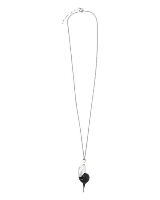 OTTOLINGER White Pearl Drop-Design Necklace