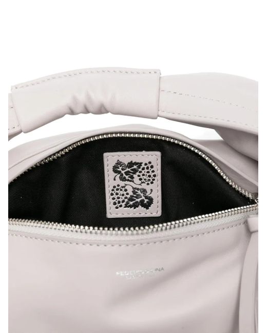 FEDERICO CINA White Logo-Detail Tote Bag