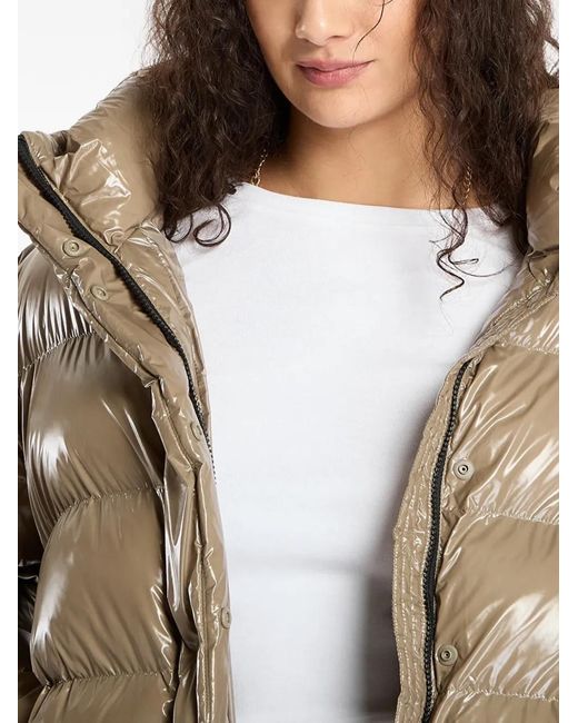 Napapijri Natural A-Glane Hooded Puffer Jacket