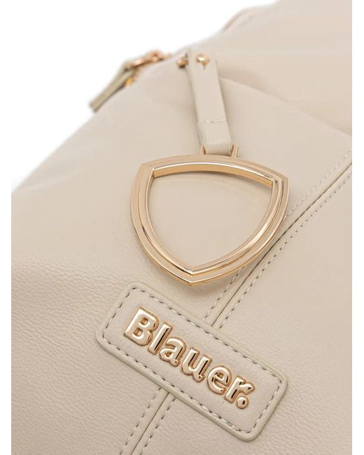 Blauer Natural Logo-Plaque Pebbled Backpack