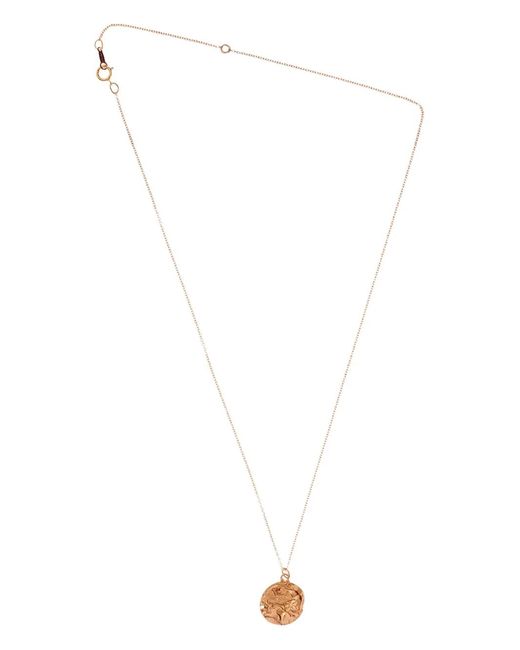 Alighieri White The Leo Medallion Necklace