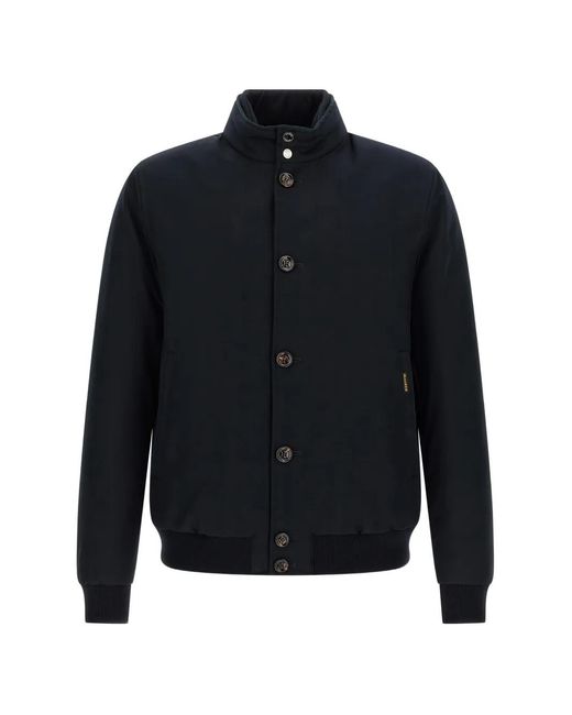 Moorer Blue Janos Bomber Jacket for men