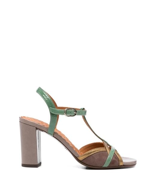 Chie Mihara White Bejo Heeled Sandals