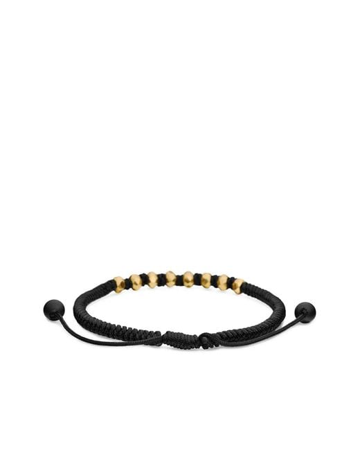David Yurman White 18Kt Fortune Woven Bracelet (5.5Mm) for men