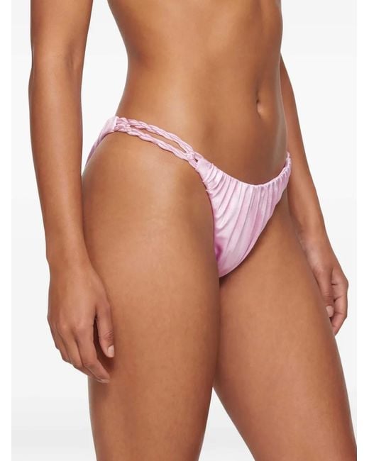 Isa Boulder Pink Reversible Bikini Bottom