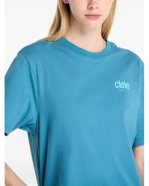 Ciele Athletics Blue Ortshirt Logo-Print T-Shirt