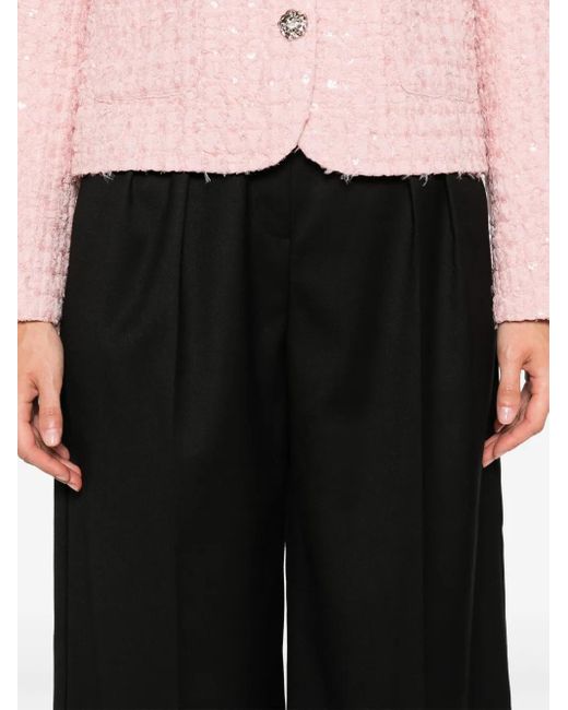 Nissa Black Belted Trousers
