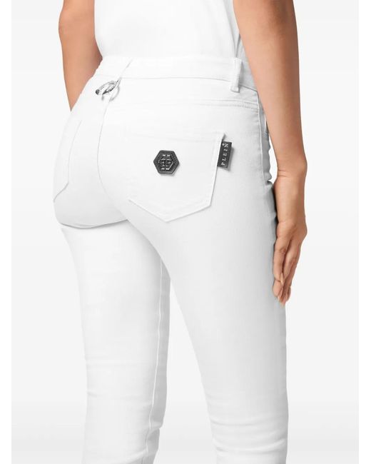 Legging À Patch Logo Philipp Plein en coloris White