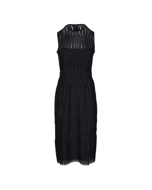Akris Black Ruffled Dress