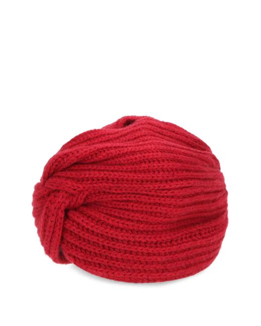 Borsalino Elsa Turban Red