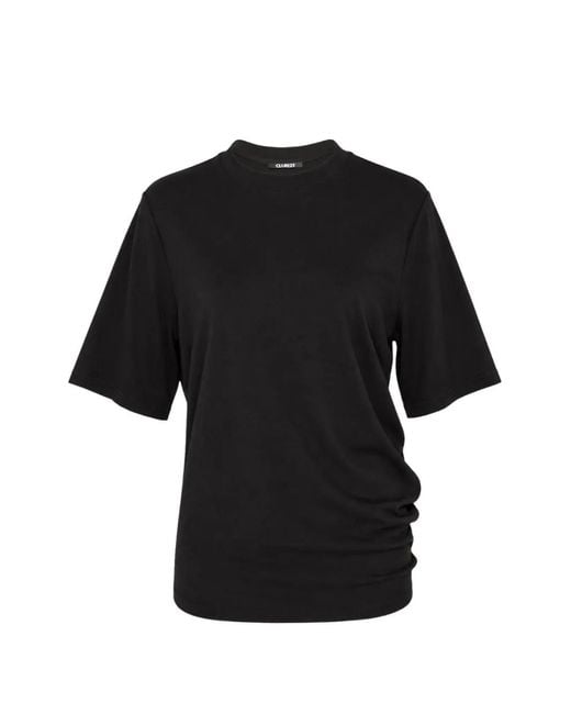 Club21 Collection Black Willa Mock-Neck T-Shirt