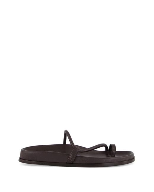Emme Parsons White Slip-On Sandals