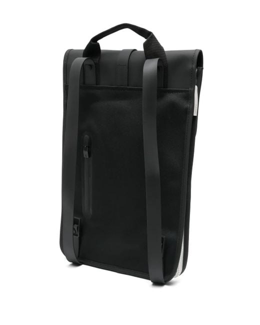 Rains Black Mini Mix Backpack