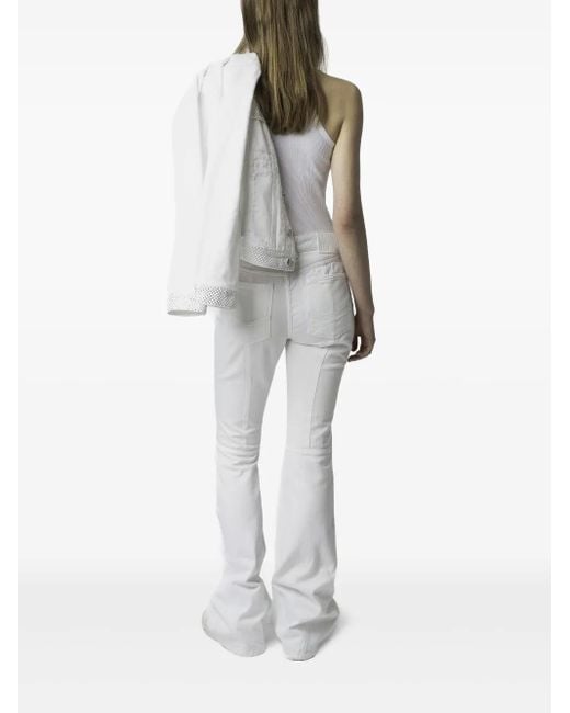 Zadig & Voltaire White Flared Jeans