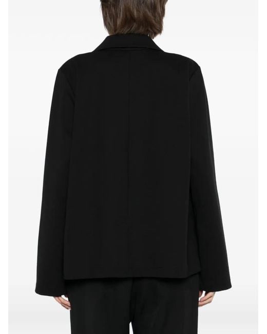 Eileen Fisher Black Single-Breasted Blazer
