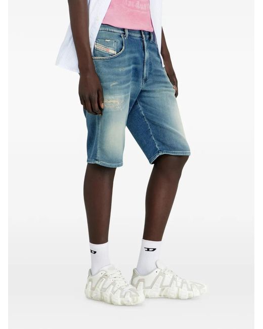 DIESEL Blue 2033 D-Krooley-Short-Bw Jogg Shorts for men