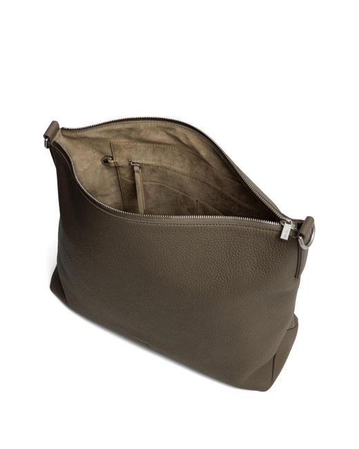 Yu Mei Brown Braidy Adjustable-Strap Shoulder Bag
